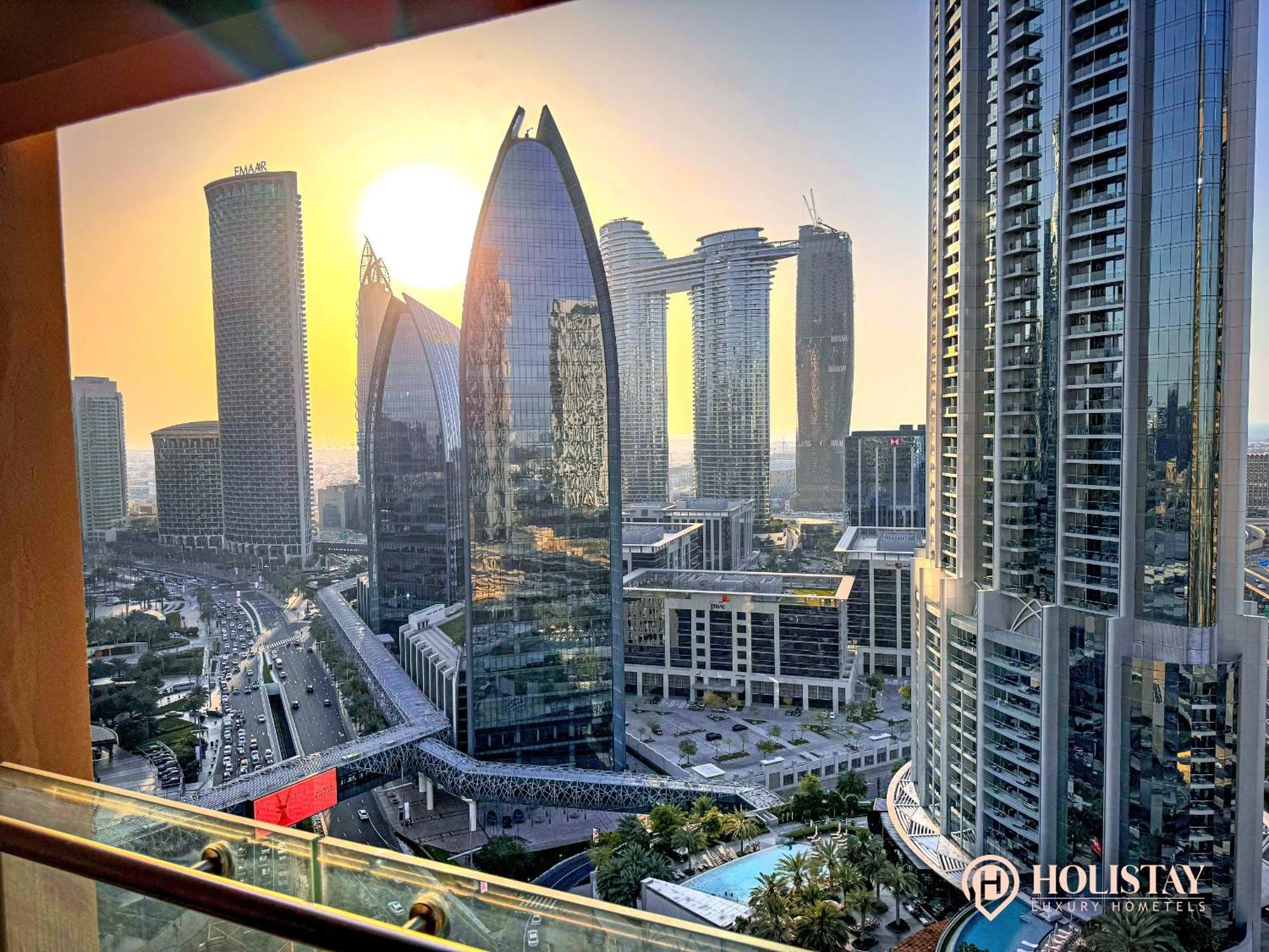 Holistay Luxury Homes - Burj Khalifa View - Direct Access Dubai Mall Экстерьер фото